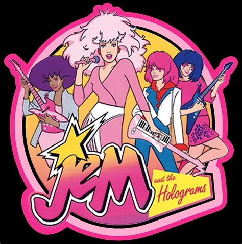 Jen & The Holograms | Jem and the holograms, Classic cartoons, 80s cartoons