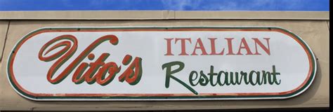 Menu - Vito's italian restaurant