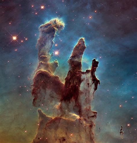 Pillars of creation, hubble space telescope, nasa, nebula, andromeda ...