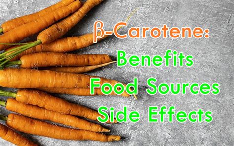 Beta Carotene: Benefits, Food Sources, Side Effects, and More - CookingEggs