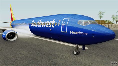 Boeing 737-800 Southwest Airlines (Heart Livery) for GTA San Andreas