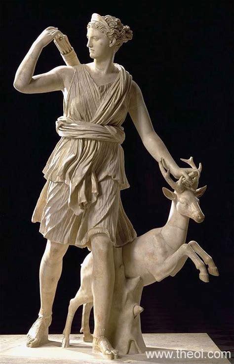 ARTEMIS - Greek Goddess of Hunting & Wild Animals (Roman Diana)