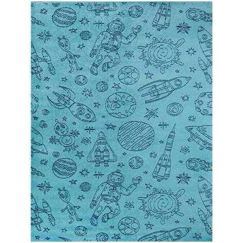 BALTA Space Rockets Light Blue 5 ft. x 7 ft. Area Rug 3006739 - The ...