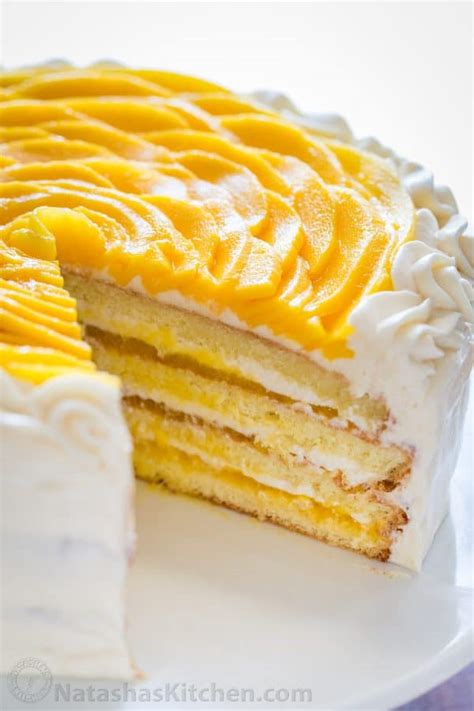 Mango Cake Recipe (VIDEO) - NatashasKitchen.com