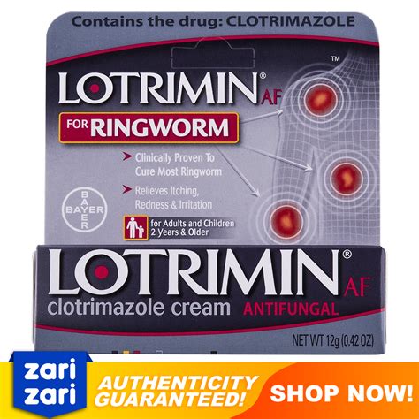 Lotrimin AF Ringworm Antifungal Cream 0.42 oz 12g | Lazada PH