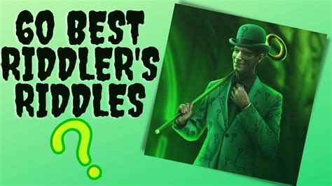 60 Best Riddler's Riddles | How Many Can You Solve? | Batman Riddles ...