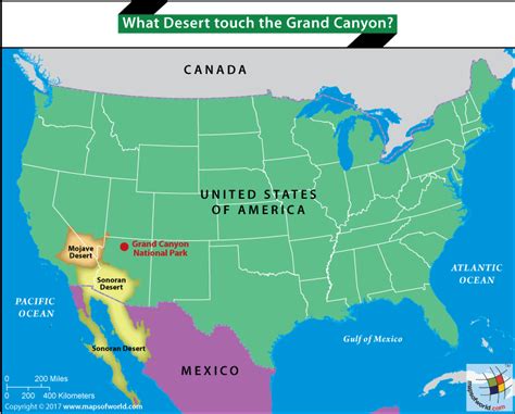 Sonoran Desert On World Map