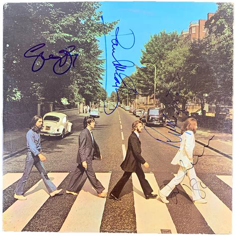 Lot Detail - The Beatles Exceptionally Rare Group Signed "Abbey Road" U ...