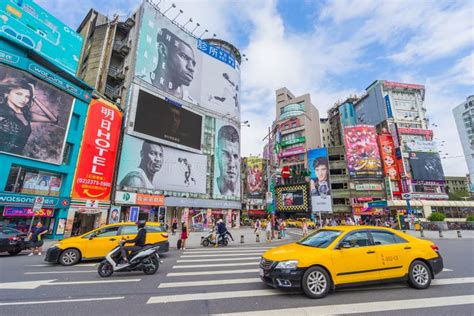 Ximending a Neighborhood and Shopping District in Taipei, Taiwan ...