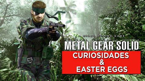 Curiosidades e Easter Eggs de Metal Gear Solid - YouTube