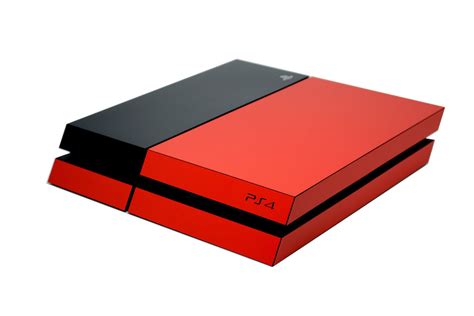 Playstation 4 (PS4) RED MATT Skin / Cover – EasySkinz.com