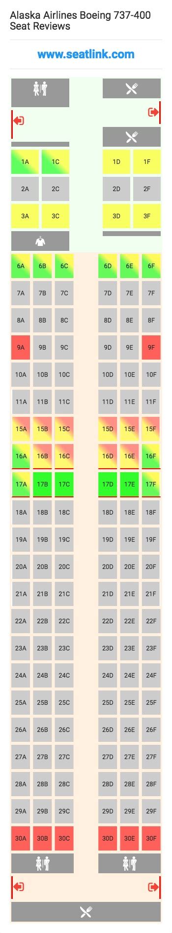 Alaska Airlines Seating Chart 737 400 | Awesome Home