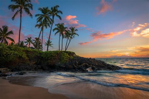 Photo Maui Hawaii sunset - free pictures on Fonwall