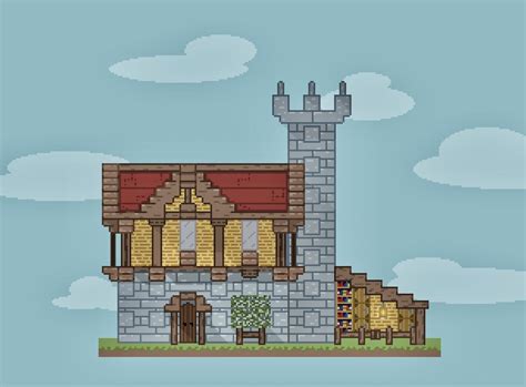 Minecraft house in Pixel Art! : r/Minecraft