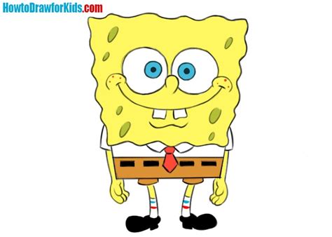 Cách vẽ Spongebob dễ dàng | Vẽ Từng Nét Nhỏ