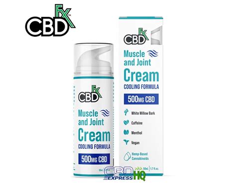 CBDfx CBD Cream For Muscle & Joint Pain 500-3000mg | CBDexpressHQ