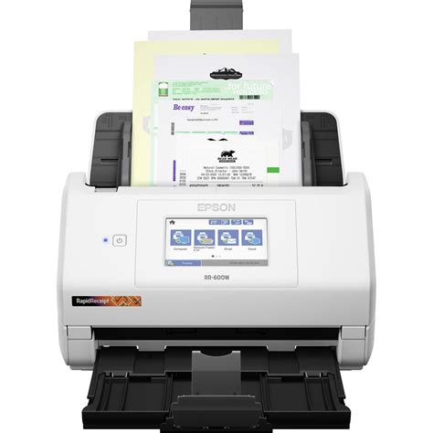 Epson RapidReceipt RR-600W | Touch screen, Wireless, Scanner