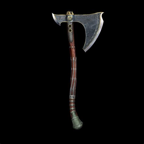 GOW Axe in Substance Designer — polycount