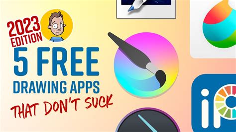 5 Free (and Really Good) Drawing & Painting Apps - 2023 EDITION - YouTube