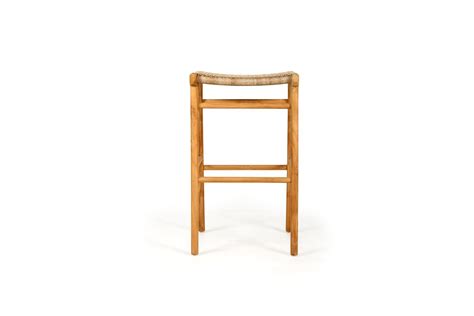 Zen Backless Bar Stool – Washed Grey – Abide Interiors