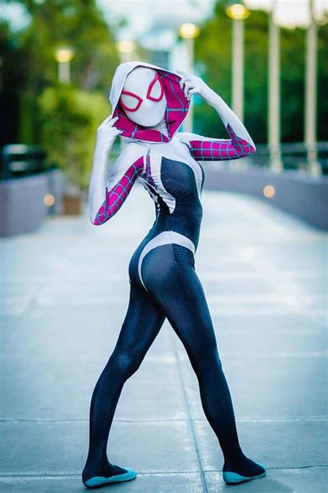 Amazing Spider Woman Gwen Stacy Spider Gwen Costume For Halloween ...