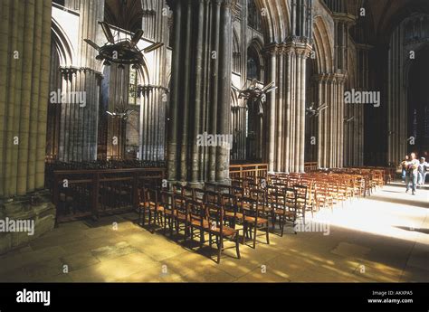 Rouen Cathedral interior France Stock Photo - Alamy