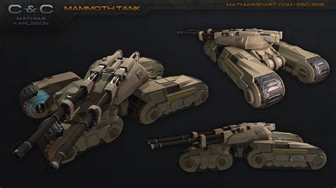 ArtStation - Mammoth Tank, Mathias Karlsson Conquer Art, Command And ...