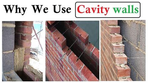 Cavity Wall Construction | Double Brick Cavity Wall | Types of Cavity Wall