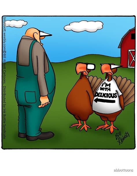 "Funny "Spectickles" Thanksgiving Turkey Cartoon" by abbottoons | Redbubble