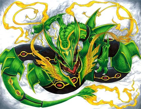 + Mega Rayquaza + | Pokemon rayquaza, Pokemon firered, Pokemon drawings