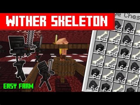 Ultimate Minecraft Wither Skeleton Farm 1.20.4 Tutorial - No Wither ...