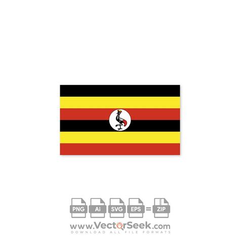 Uganda Flag Vector - (.Ai .PNG .SVG .EPS Free Download)