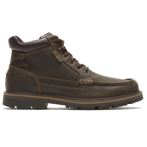 Rockport Boots Mens Store - Rockport Waterproof Mid Moc Brown