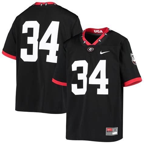 #34 Georgia Bulldogs Nike Youth Mascot 100th Anniversary Untouchable ...