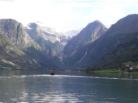 Fjord & glacier in Norway : r/europe