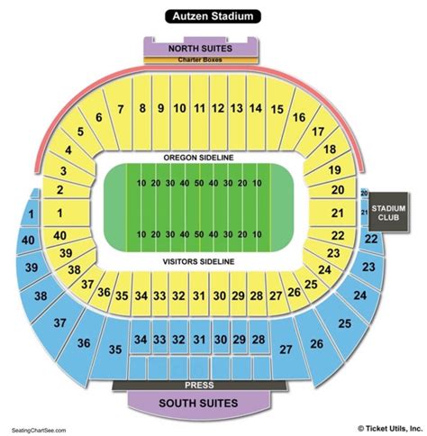 Autzen Stadium Seating Chart | Seating Charts & Tickets