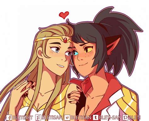 Adora and Catra by Bletisan on DeviantArt