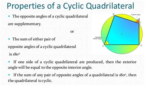 What are the Properties of Cyclic Quadrilaterals? - A Plus Topper