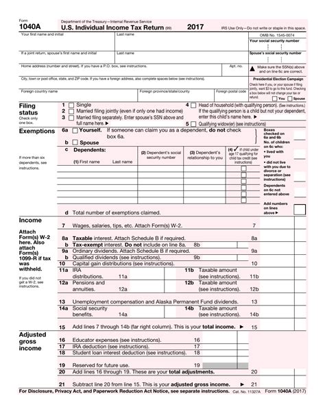 Printable Income Tax Forms