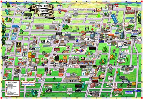 Downtown Springfield Map - Home