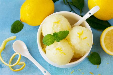 Sorbet au citron : la recette fait maison