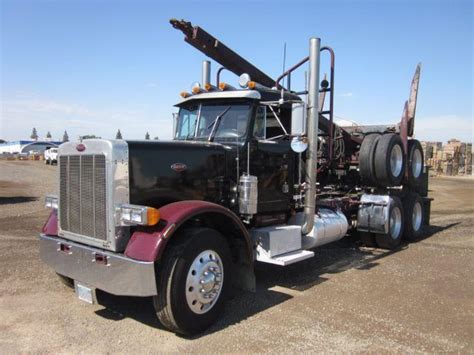 Peterbilt 359 T/A Logging Truck Tractor