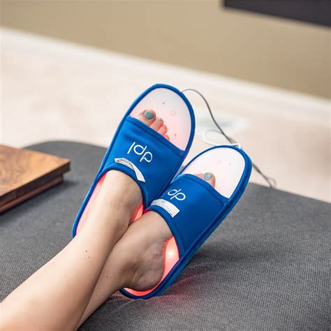 DPL Pain Relief Foot Slippers :: LED light therapy pain therapy for feet