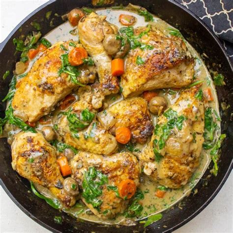 Recipe for Chicken Fricassee (Simplified) - Two Kooks In The Kitchen