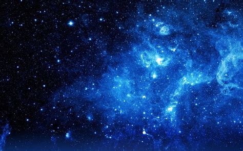 Black And Blue Space Wallpaper