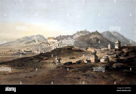 Leh, capital of Ladakh ca. 1857 Stock Photo - Alamy