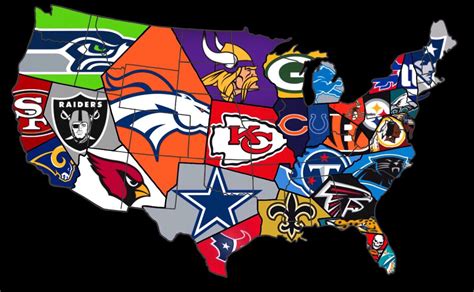 He is an NFL territory map I made. If a state has a city with an NFL ...