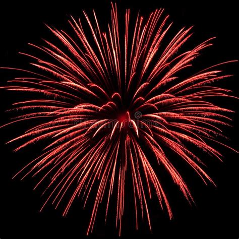 A red firework explosion stock image. Image of burst - 15677697