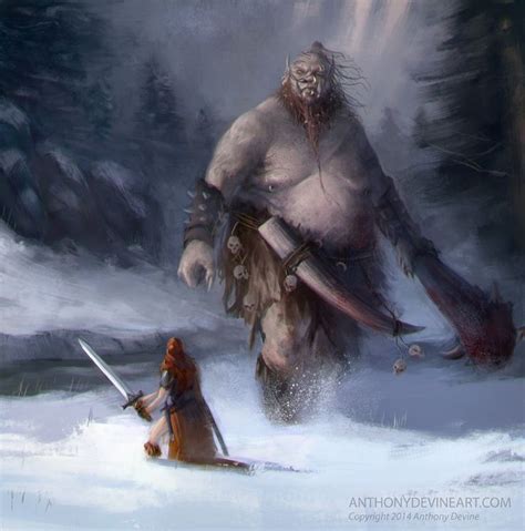 Jotunn | Dark fantasy art, Fantasy illustration, Beast creature