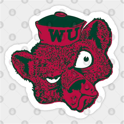 Vintage Wash U Bear Mascot -Clean Version - Washington University ...